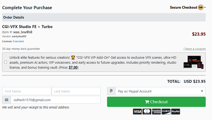 ai-cgi-vfx-Checkout Page